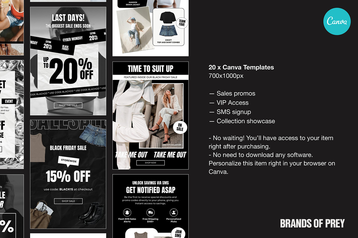 Black Friday Sales | Email Templates, an Email Template by Studio Mayde (Photo 2 of 7)