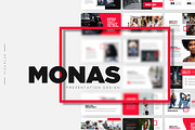 Monas Powerpoint Template, a Presentation Template by Vizualus (Thumbnail 1 of 10)