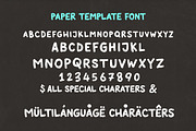 Paper Template Rough Casual Font, a Handwritten Font by Deeezy (Thumbnail 5 of 6)