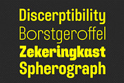 YNF Dustin | Condensed sans serif, a Sans Serif Font by YNF (Thumbnail 5 of 26)