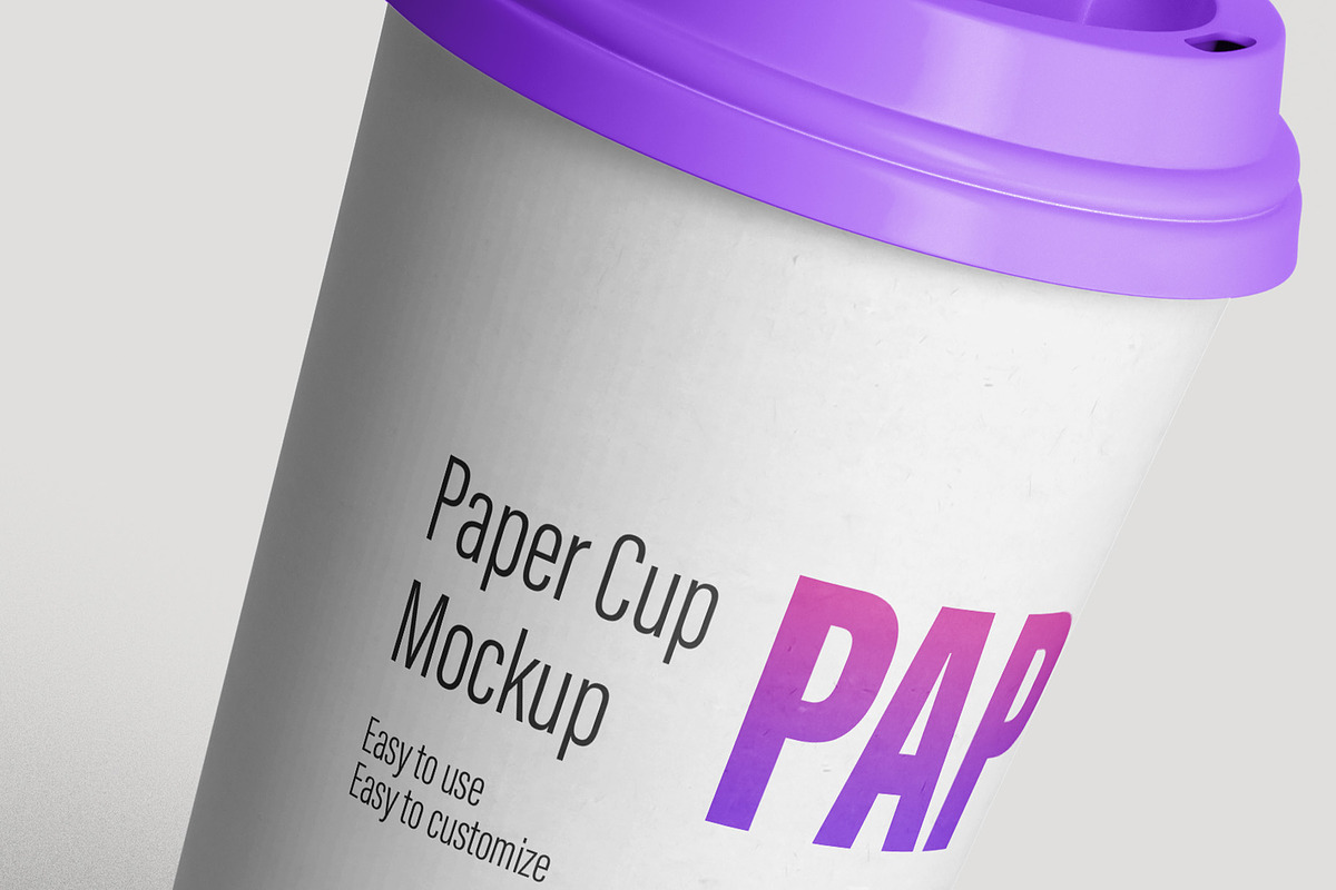 Paper Cup Mockup - 12 Views, a Cups & Container Mockup by Illusiongraphic (Photo 22 of 29)