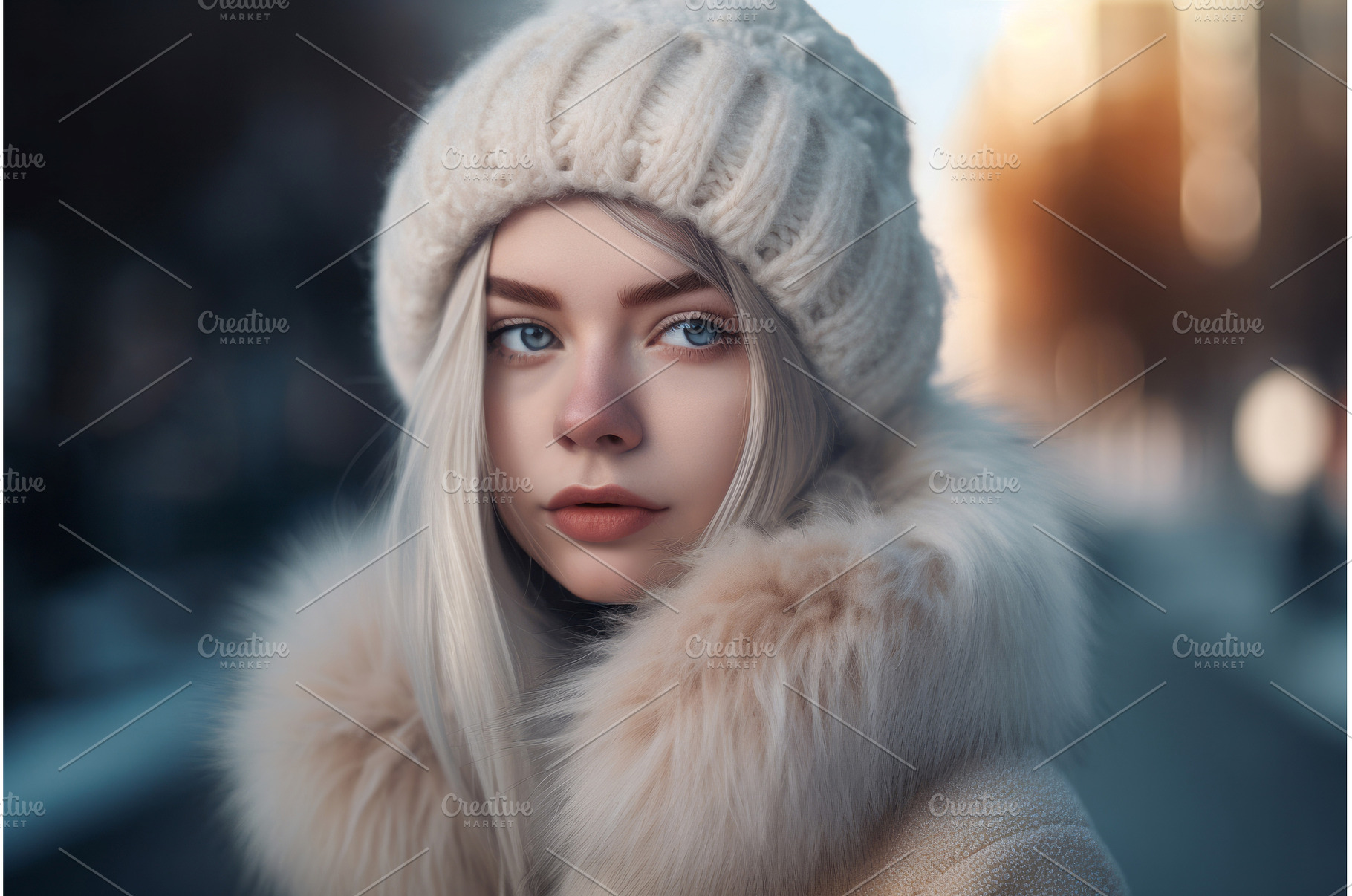 Russian girl winter clothes fur, a Person Photo by Ylivdesign
