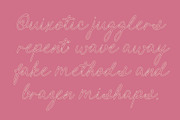 CS Megara Dashed, a Script Font by Craft Supply Co. (Thumbnail 4 of 8)