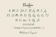 Rustgia - Handwritten Script, a Script Font by Nirmana Visual (Thumbnail 6 of 8)