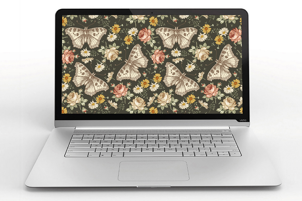 4 Seamless Butterflies Roses insects, a Pattern Graphic by Vintage (Photo 14 of 14)