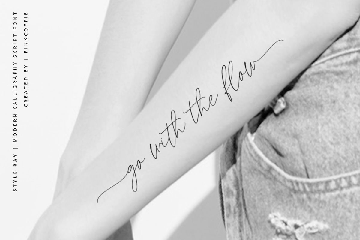 Style Ray | Casual Chic Script Font preview 7