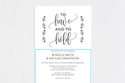 Invitation Template SHR431, an Invitation Template by Shafura_Wedding (Thumbnail 4 of 5)