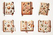 Boho Notebook PNG, Back To School, an Illustration by RobertsArt (Thumbnail 3 of 7)