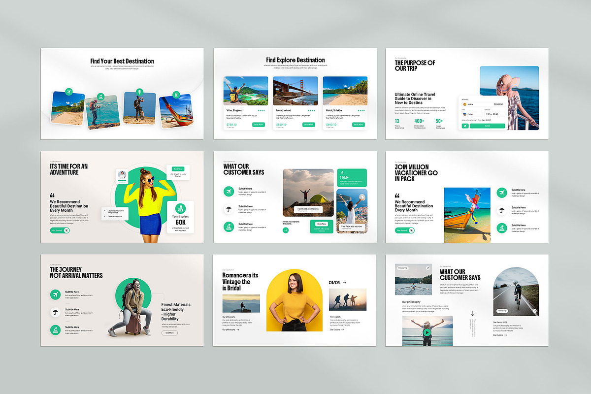 Travel Agency Presentation, a Presentation Template by KreateTribe (Photo 2 of 5)