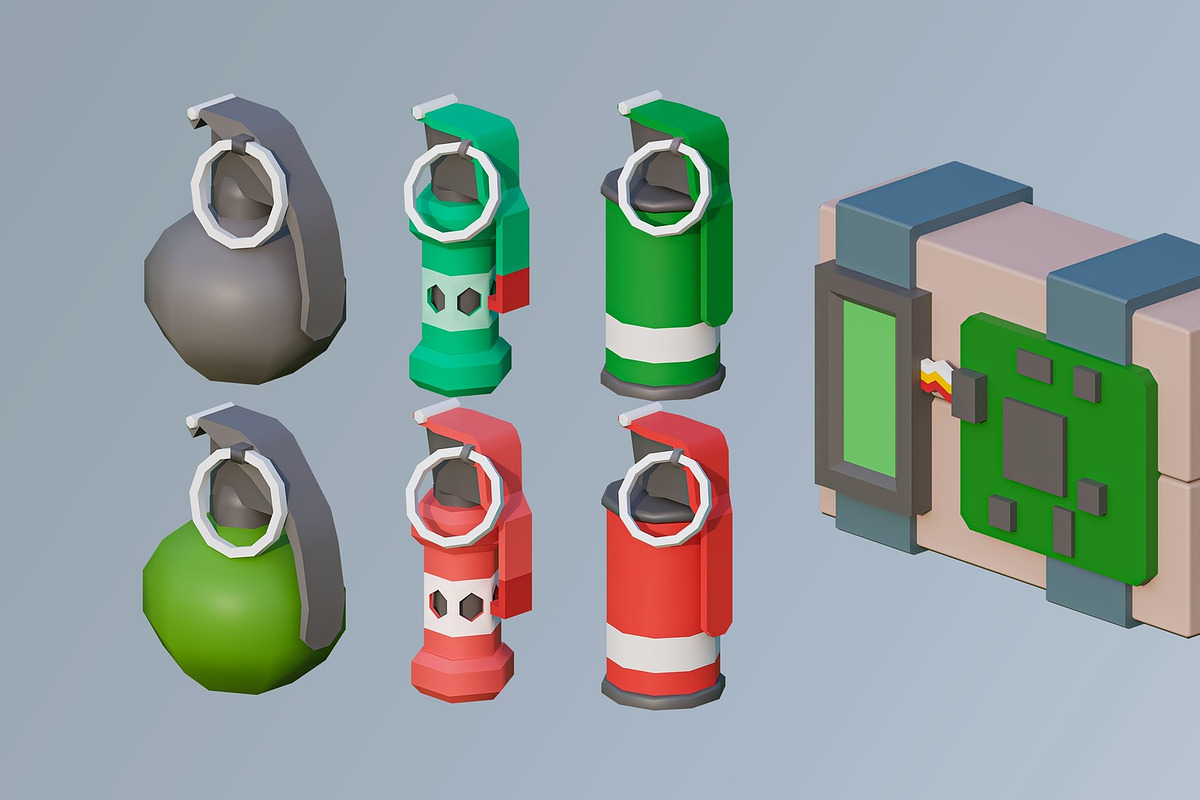 Weapons 2, an Object 3D Model by ithappy (Photo 22 of 32)