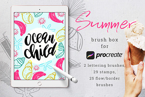 Summer Brush Box For Procreate