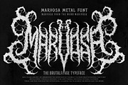 Marvosa Black Metal, a Blackletter Font by Blackmetalfont (Thumbnail 1 of 8)