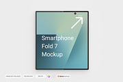 Smartphone Galaxy Z Fold 7 Mockup, an Android Mockup by DSNA Mockup (Thumbnail 3 of 9)