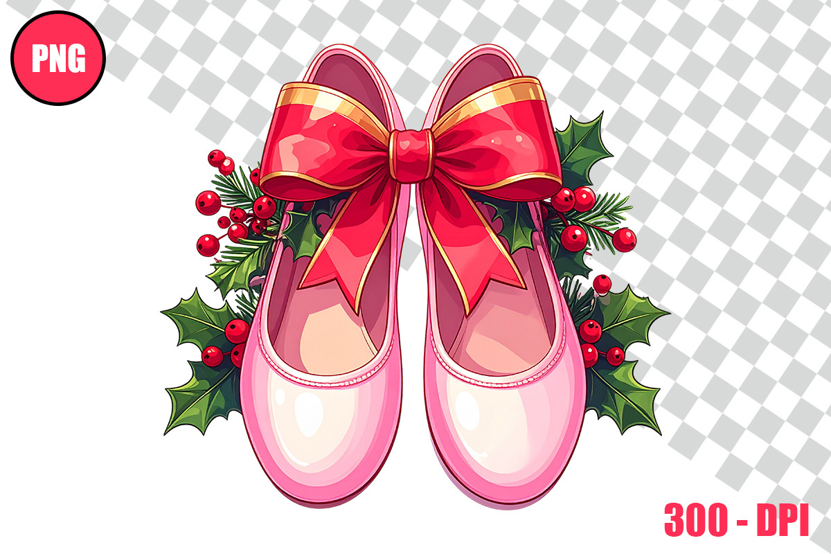 Christmas Ballet Slippers Cliparts, a Person Illustration by taramija (Photo 17 of 26)