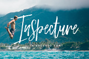 Inspecture Brush Font, a Handwritten Font by Dhan Studio (Thumbnail 1 of 5)
