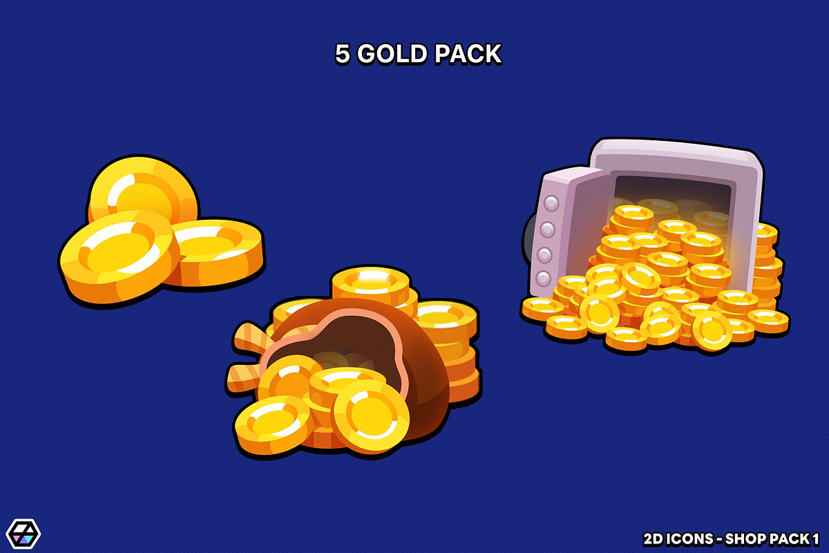 2D Icons - Shop Pack 1, an Object Graphic by LAYERLAB (Photo 5 of 7)