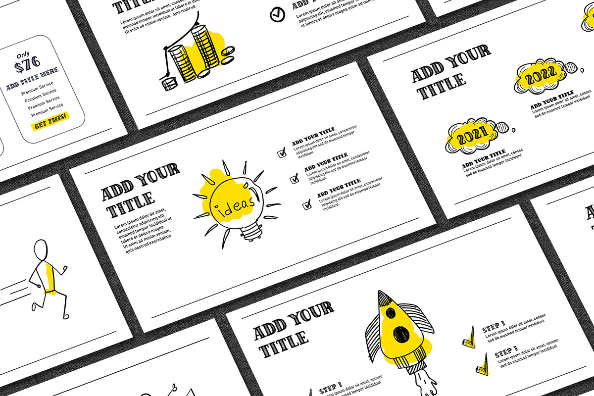 Sketch Pencil Powerpoint Template, a Presentation Template by SKY CREATION (Photo 1 of 7)