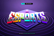 Esport Colorful Text Effect Editable, a Layer Style Add-On by Modaldesain (Thumbnail 1 of 3)