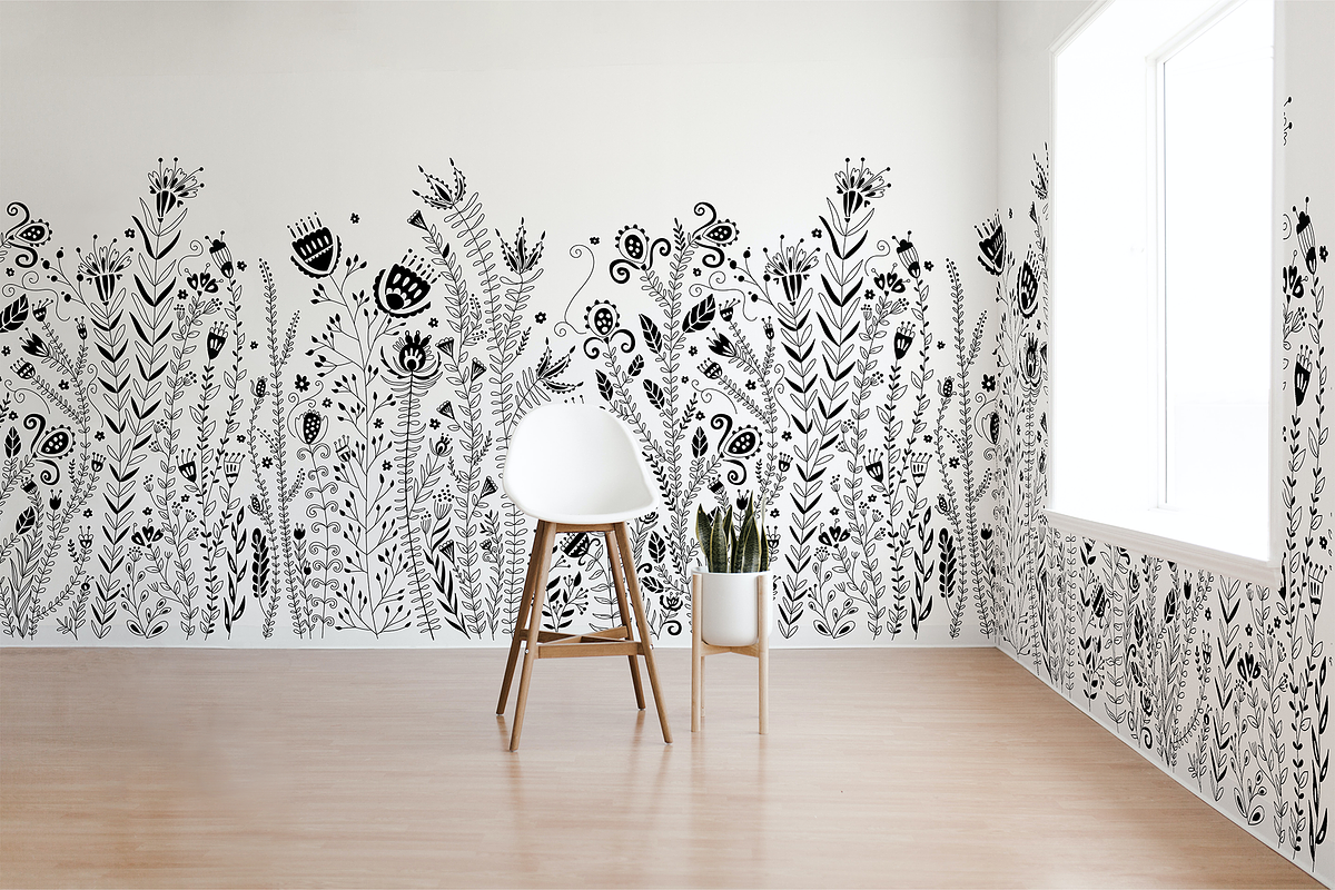 Backyard Garden Folk Art, a Pattern Graphic by Arie Clares (Photo 4 of 13)