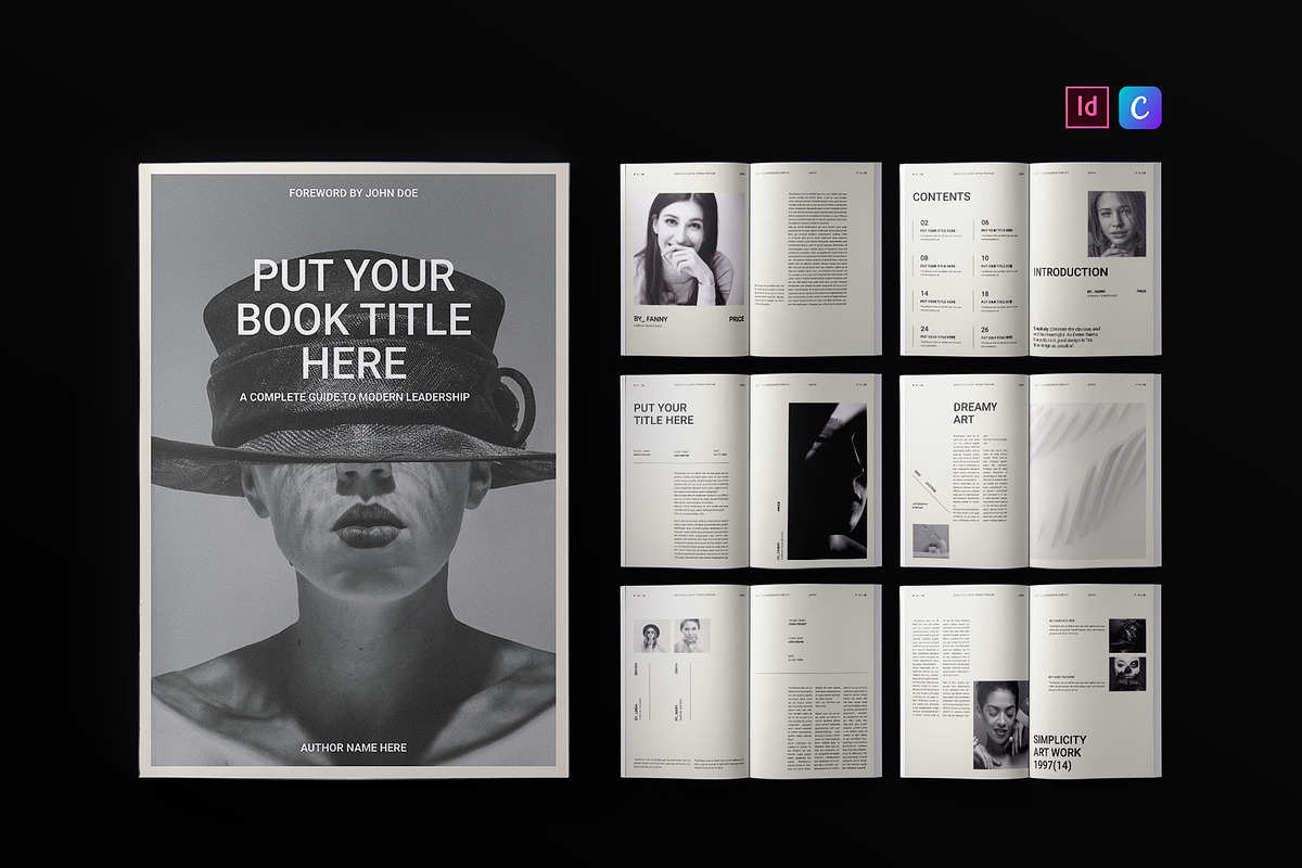 Book Template: InDesign & Canva, a Magazine Template by Work-Envance (Photo 1 of 13)