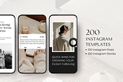 Social Media Instagram Templates, a Social Media Template by ShopRShop (Thumbnail 2 of 10)