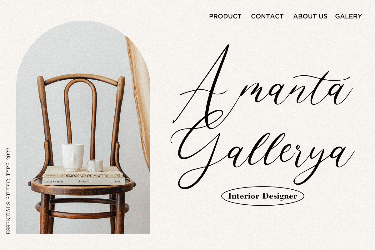 Firataline, a Script Font by Essentials Studio (Photo 5 of 8)