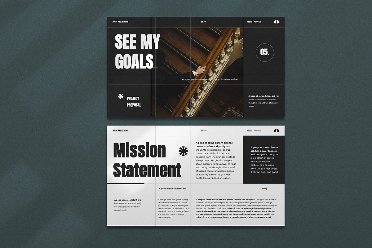 Hugos project Proposal - Keynote, a Design Template by Surotype (Photo 9 of 9)