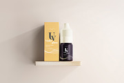 Violet Glass Dropper Bottle Mock-up, a Cups & Container Mockup by pmvch (Thumbnail 17 of 20)
