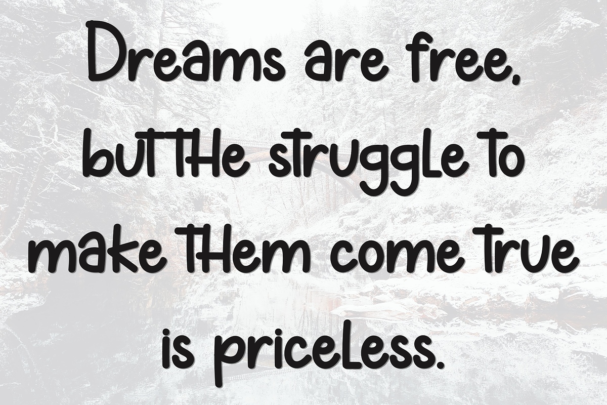 Super Random, a Script Font by InermediaSTUDIO (Photo 3 of 8)