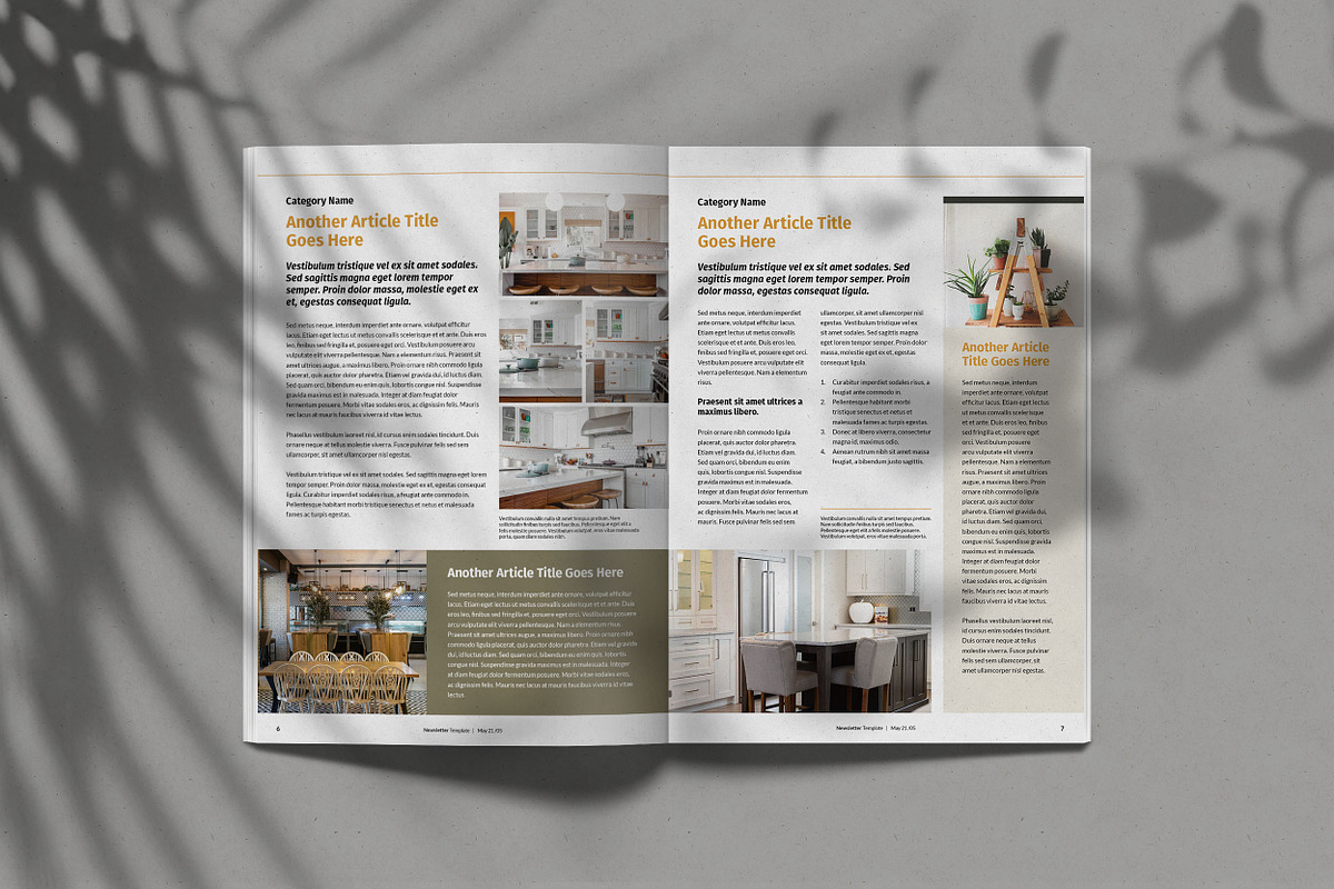 Multipurpose Newsletter, a Brochure Template by Kreatype Studio (Photo 6 of 7)