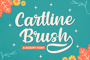 Cartline Brush - Script Font