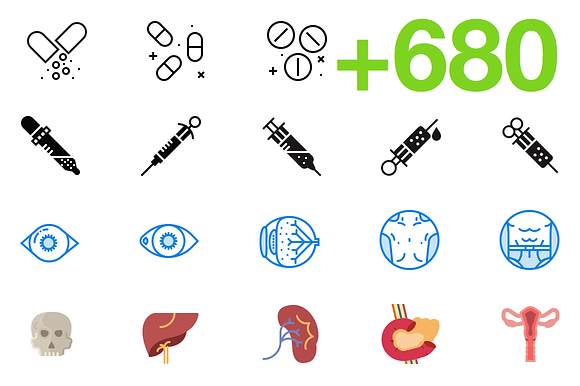 SMASHICONS - 680+ Medical Icons - preview 6