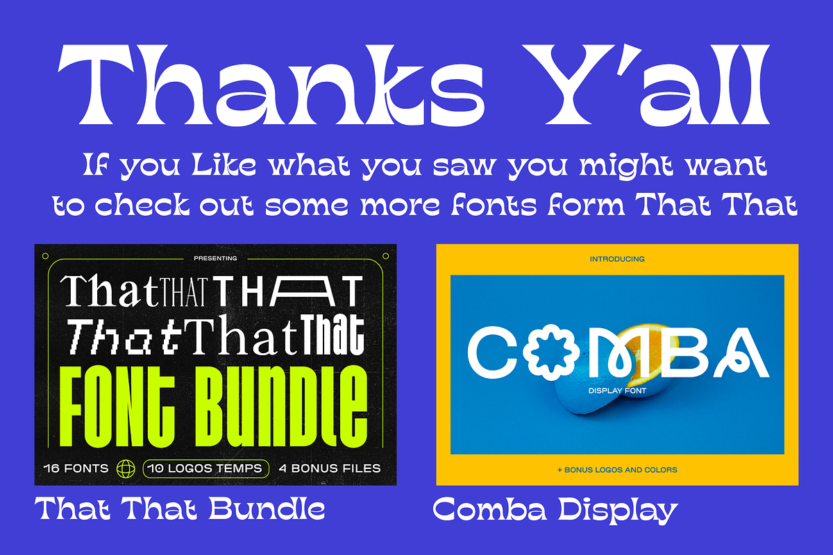 KISH - Quirky Display Type, a Font by That That Creative (Photo 19 of 19)