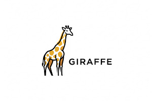 Minimal Giraffe Logo, a Branding & Logo Template by Logocreative