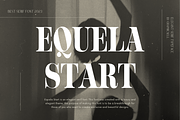 Equela Start Elegant Serif Font, a Serif Font by Graphicxell (Thumbnail 1 of 15)