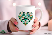 St Patrick’s Day Heart PNG, an Illustration by Craft Nest (Thumbnail 4 of 4)