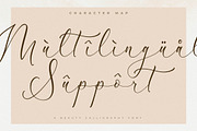 Peach Mondela Beauty Calligraphy, a Script Font by Storytype Studio (Thumbnail 4 of 15)