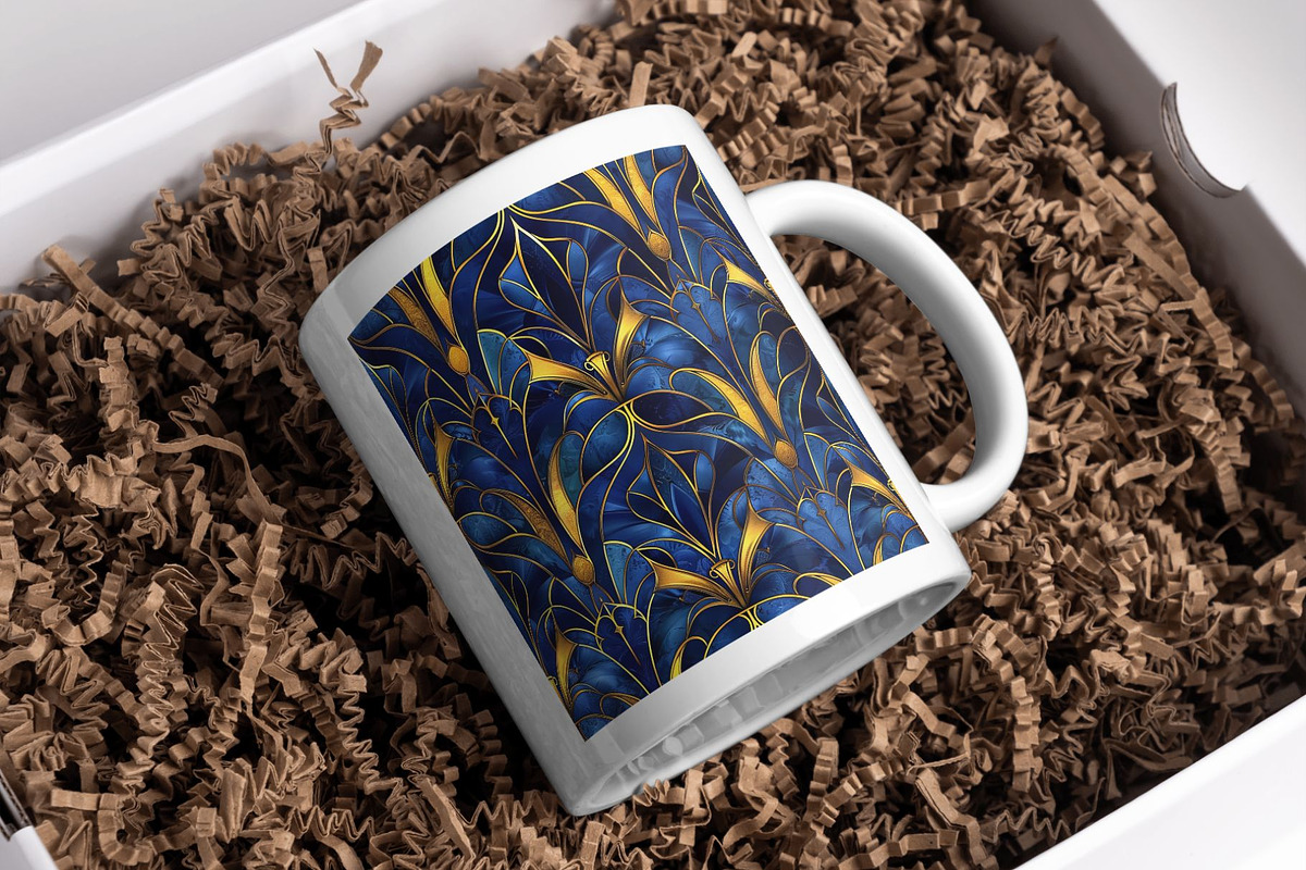 12 Lydia's Art Deco Seamless Pattern, a Pattern Graphic by Inknfolly (Photo 5 of 7)