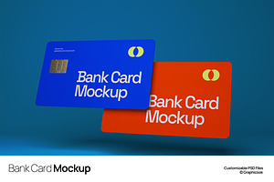 Bank Card Mockup, a Product Mockup by graphicook