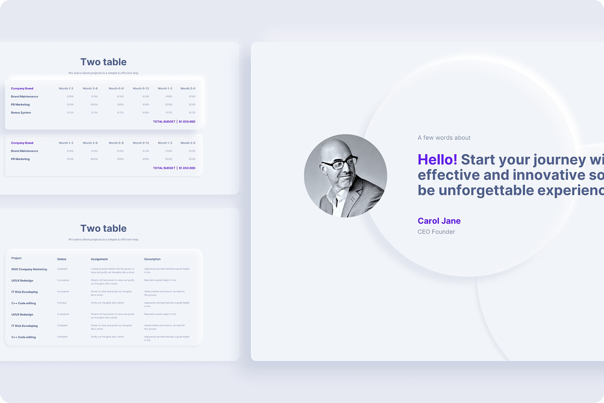Neumorphic Presentation Template, a Presentation Template by TemplateZuu (Photo 26 of 48)