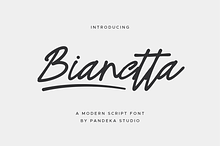 Bianetta - Modern Script Font