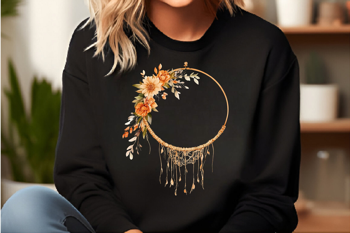 Boho Autumn Clipart, an Illustration by DreamCafeArt (Photo 6 of 7)