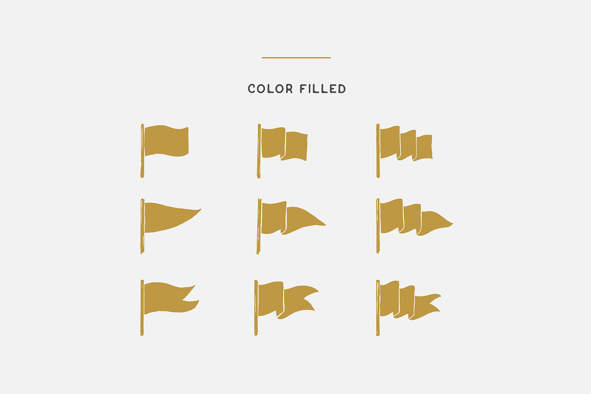 Vintage Flags Vector, a Branding & Logo Template by Uncle Wiel (Photo 5 of 6)