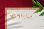 Logo Mockup on Paper Texture, an Advertising Mockup by Artlogs (Thumbnail 1 of 2)