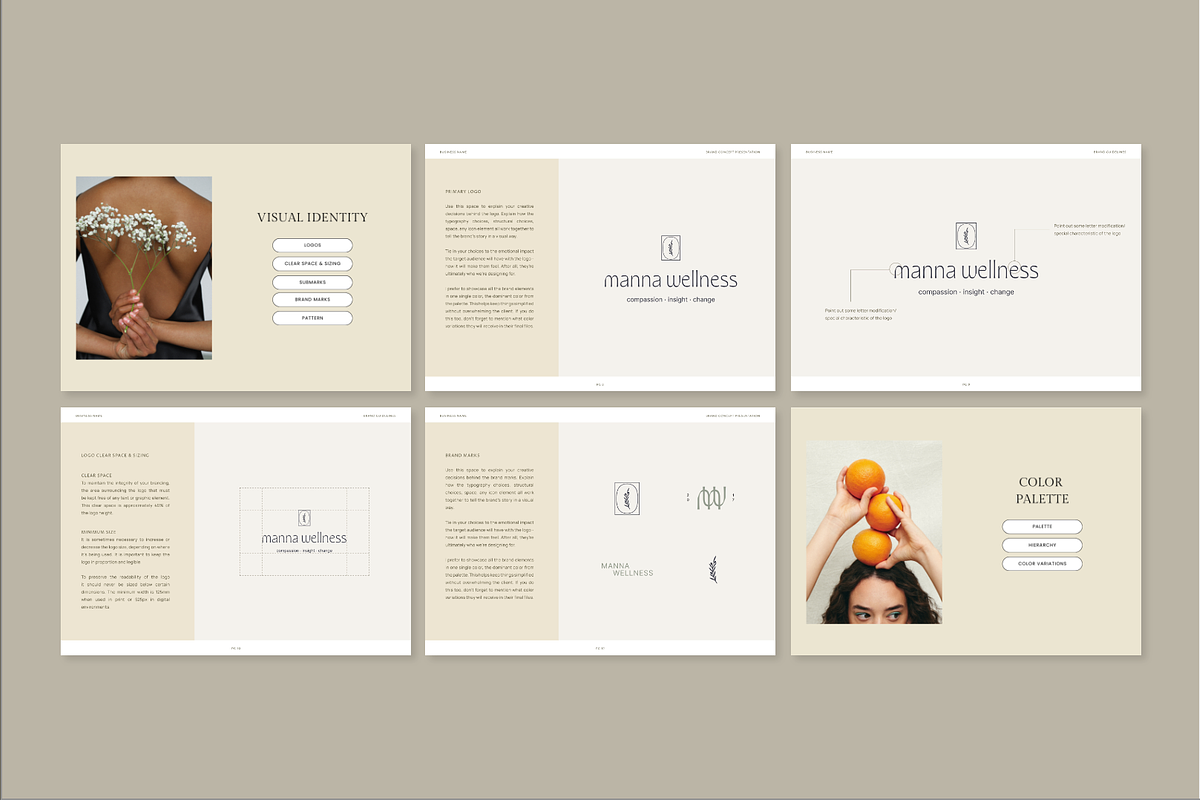 Brand Guidelines Template, a Presentation Template by Studio_Evergreen (Photo 7 of 11)