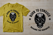 Rider Skull Design Vintage Handdrawn, an Illustration by vectstudio (Thumbnail 3 of 3)
