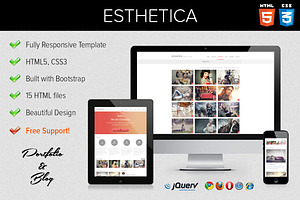 Esthetica - HTML5 & CSS3 Portfolio