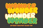 Puffy Delight - Playful Display Font, a Handwritten Font by Letterhend Studio (Thumbnail 9 of 9)