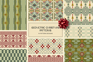 Geometric Christmas Patterns