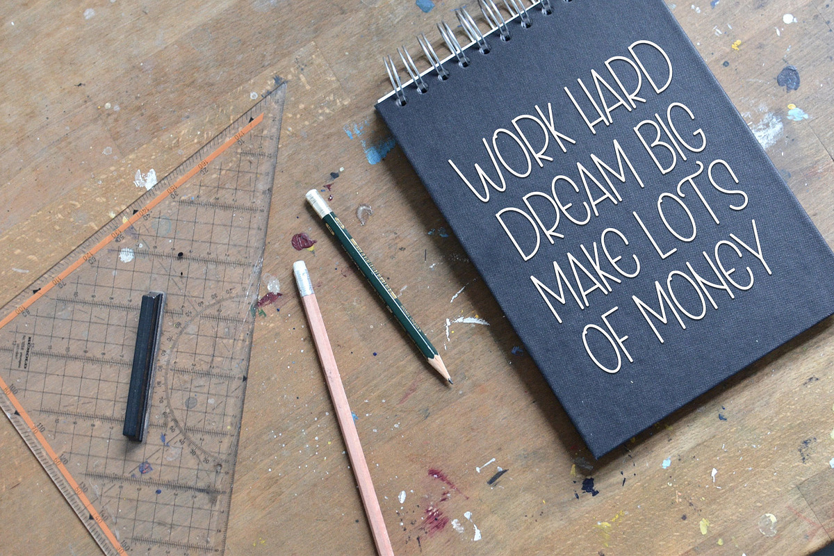 SUMMER PLANNER, a Handwritten Font by InermediaSTUDIO (Photo 4 of 6)
